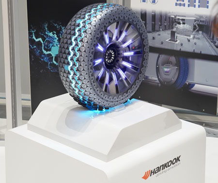 Hankook Tire presenta nuevos conceptos de neumáticos futuristas 