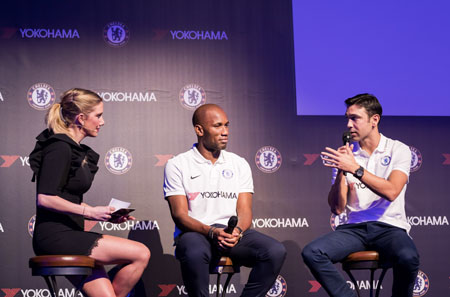 Didier Drogba y Paolo Ferreira