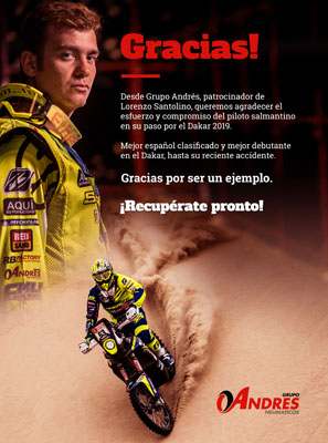 Grupo Andrés felicita a Lorenzo Santolino