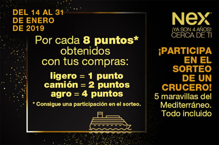 NEX celebra su 4º aniversario