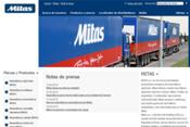 Mitas lanza su web en español