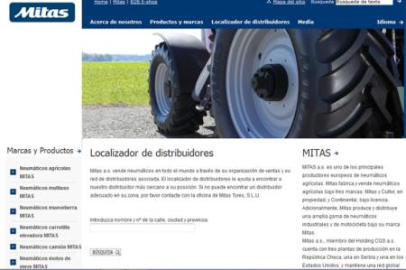 Información detallada de todo el catálogo de neumáticos Mitas