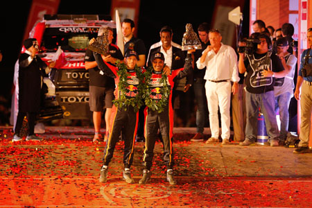 Nasser Al-Attiyah y Mathieu Baumel