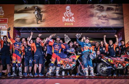 Triplete en el podio para Michelin y KTM en el Dakar 2019