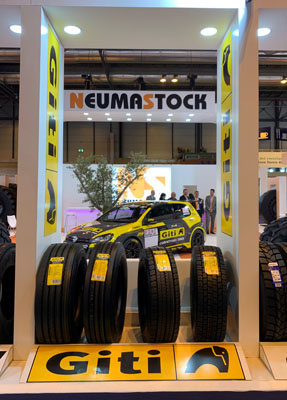 Giti Tire en el stand de Neumastock
