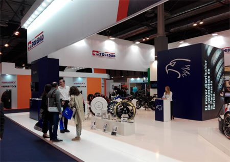Stand  Grupo Soledad en Motortec Automechanika