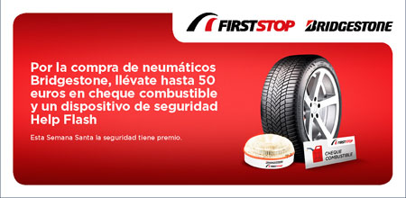 Promoción Bridgestone para esta Semana Santa