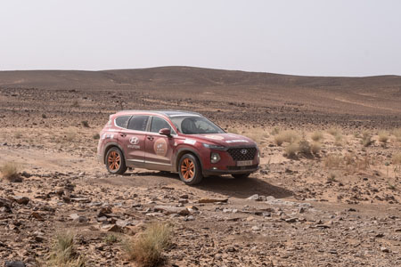 Rodando por zonas deserticas