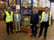 Vialider colabora un año más con el Banco de Alimentos