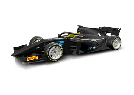 Fórmula 2 con neumáticos Pirelli de 18