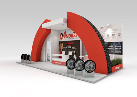 Stand de Grupo Andrés en Autopromotec