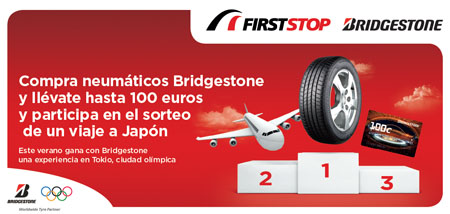 Bridgestone y First Stop sortean un viaje a Japón