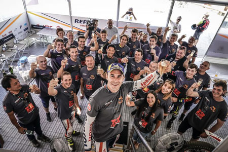 Toni Bou y el Repsol Honda/Michelin, campeones del Mundo