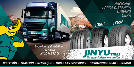 JINYU, el especialista en neumáticos de camión