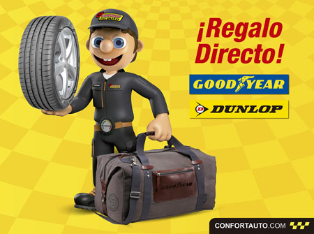 Con Confortauto llévate una bolsa de viaje vintage Goodyear