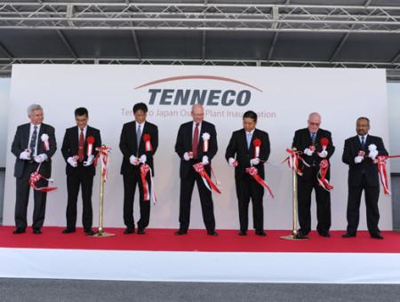 Inauguración de la planta Tenneco en Osaka (Japón)