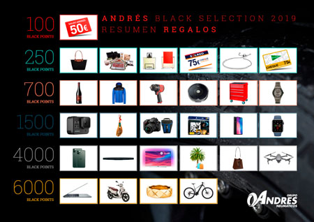 Nuevo catálogo de recompensas Black Selection