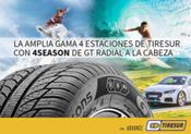 Tiresur relanza su amplia oferta 4 estaciones,  con el 4 Season de GT Radial como neumático estrella