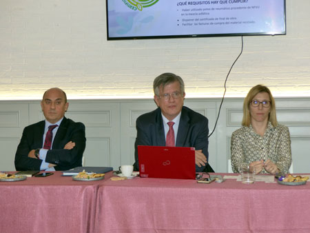 Julián Madruga, Gabriel Leal y Leticia Saiz