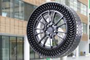 Triple premio para Uptis, el neumático a prueba de pinchazos desarrollado por Michelin