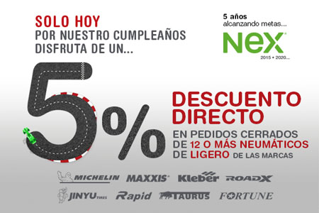 Nex celebra cinco años de vida