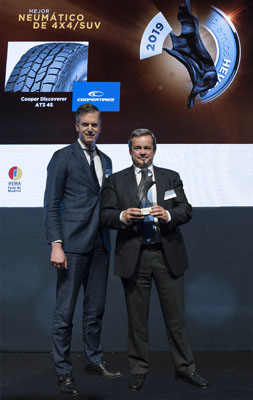 Marcos Fernández, en los Premios Hevea