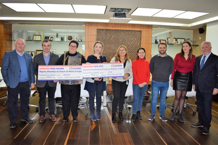 Grupo Soledad dona 5.100 euros a entidades sociales