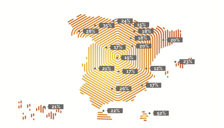 El mapa de vehículos rechazados en la ITV