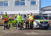 Avon Tyres apoya a la organización Leicestershire & Rutland Blood Bikes