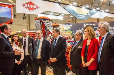 El Ministro de Agricultura, Luis Planas durante su visita