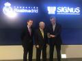 Emilio Butragueño, Enrique Sánchez y Gabriel Leal