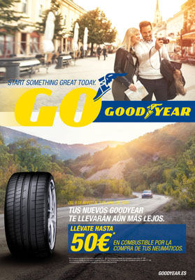 Goodyear ofrece hasta 50€ en combustible