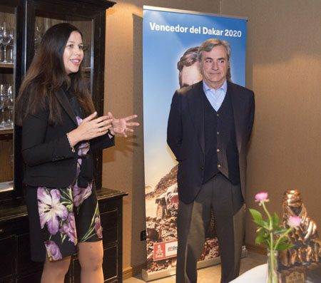 Rebeca Nieto y Carlos Sainz