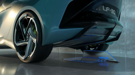 Prototipo de neumático de Goodyear para Lexus LF-30 Electrified