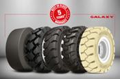 Alliance Tire presenta su nueva garantía de 5 años para toda la gama de neumáticos macizos de Galaxy