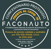 Faconauto crea el sello 'Concesionario protegido frente al COVID-19'