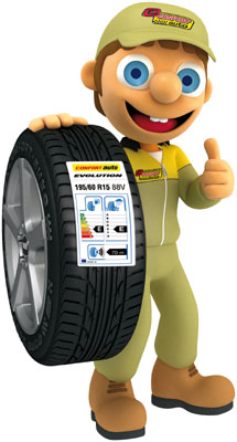 Confortauto etiqueta sus neumáticos