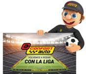 Confortauto vuelve a rodar con La Liga de Fútbol