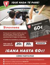 '¡Que nada te pare!', la campaña de Firestone que te regala hasta 60 € por la compra de nuevos neumáticos