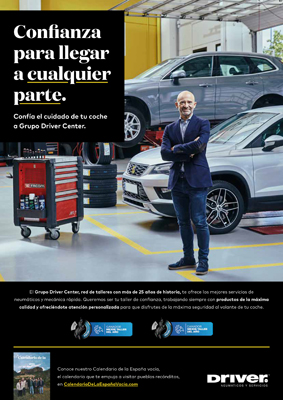 Calendario de la España Vacía del Grupo Driver Center