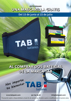 TAB Batteries lanza su campaña de verano 2020