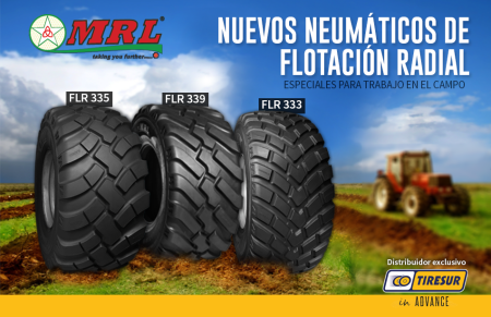 Tiresur ya dispone de los nuevos modelos de flotación radial de MRL