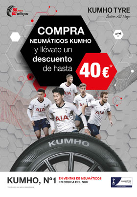 Compra neumáticos Kumho y llévate un descuento