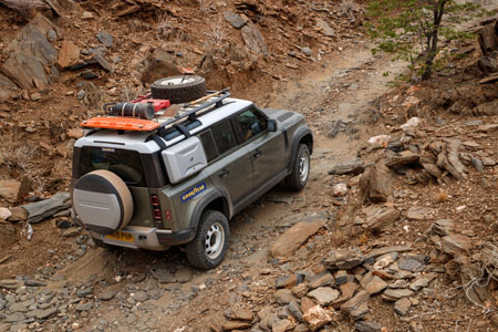 Nuevo Land Rover Defender con neumáticos Goodyear