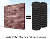 ¿Sabías que … se pueden fabricar Eco-Vallas con Neumáticos Usados?