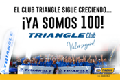El Club Triangle sigue creciendo y ya suma 100 socios