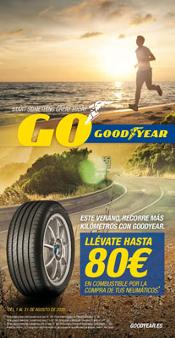 Goodyear regala hasta 80 euros en combustible por la compra de sus neumáticos