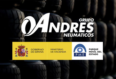 Grupo Andrés suministrará neumáticos al Parque Móvil del Estado