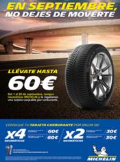 En septiembre, Confortauto y Michelin te regalan hasta 60 euros en carburante