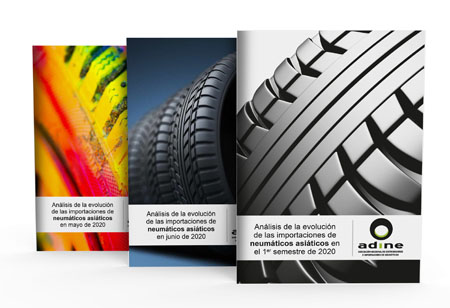 ADINE presenta los datos sobre las importaciones de neumáticos asiáticos